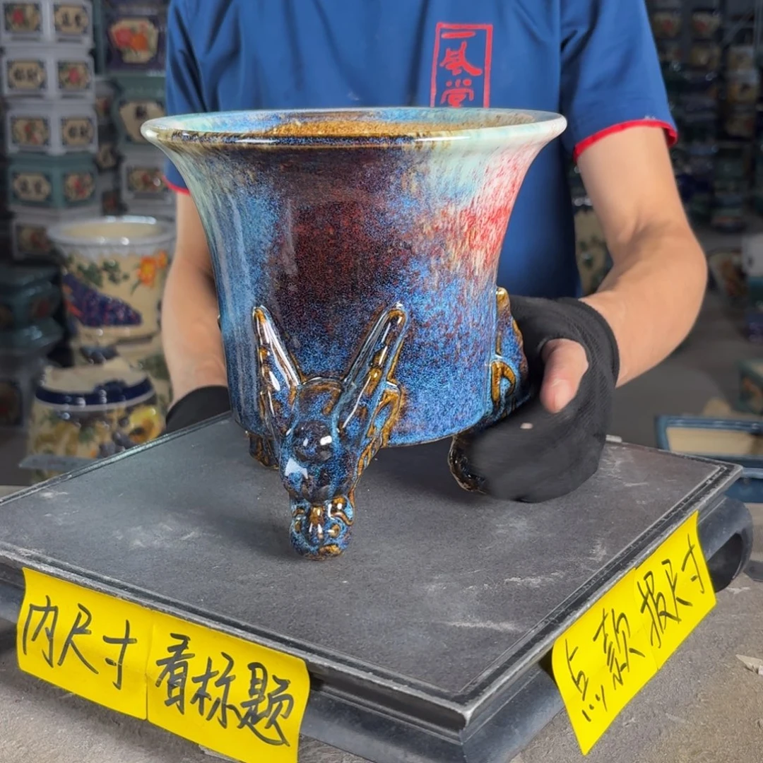 一风堂石湾花盆 内16*14