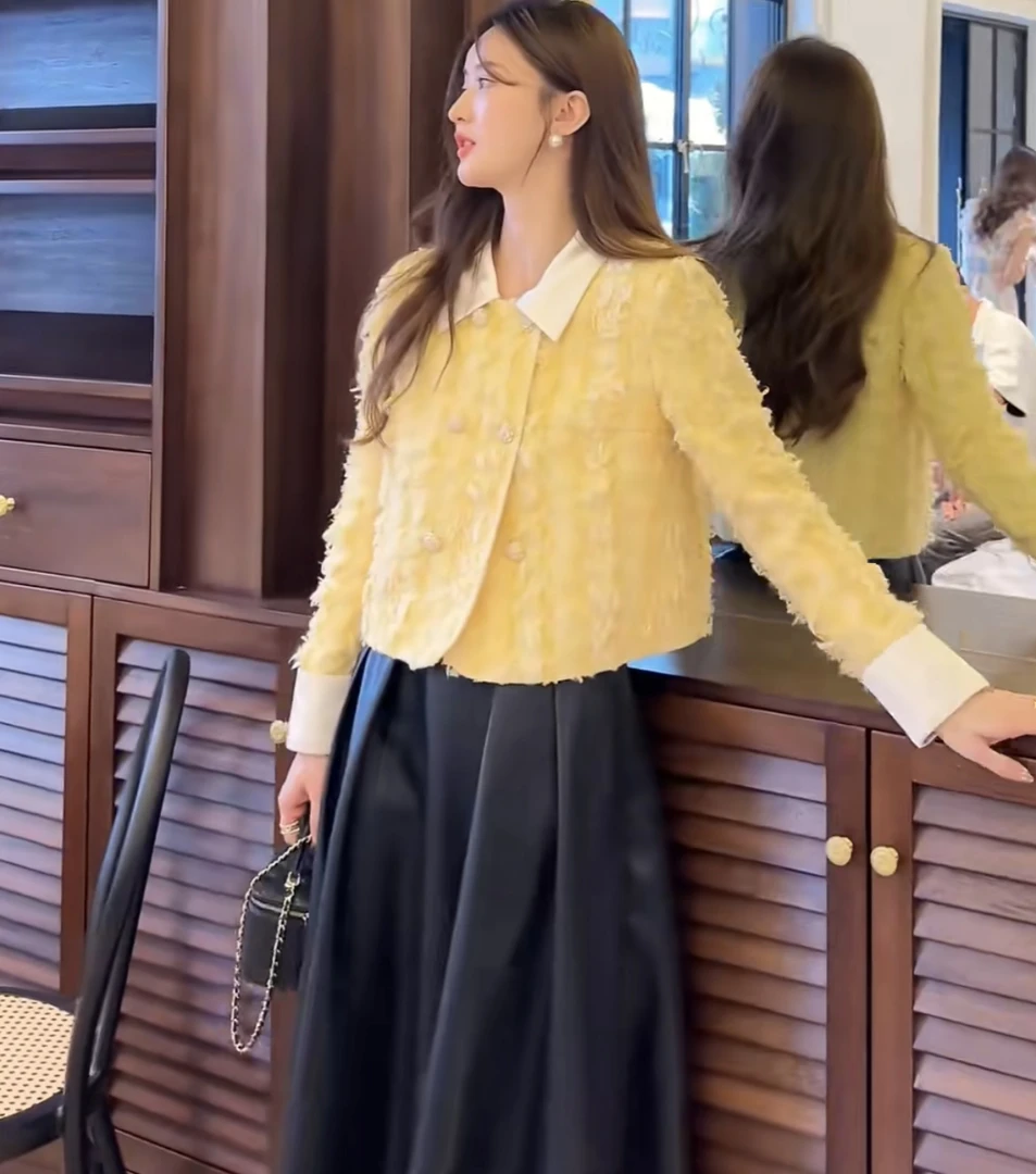 【十一】 时尚秋季A字皮裙-巴黎晚宴