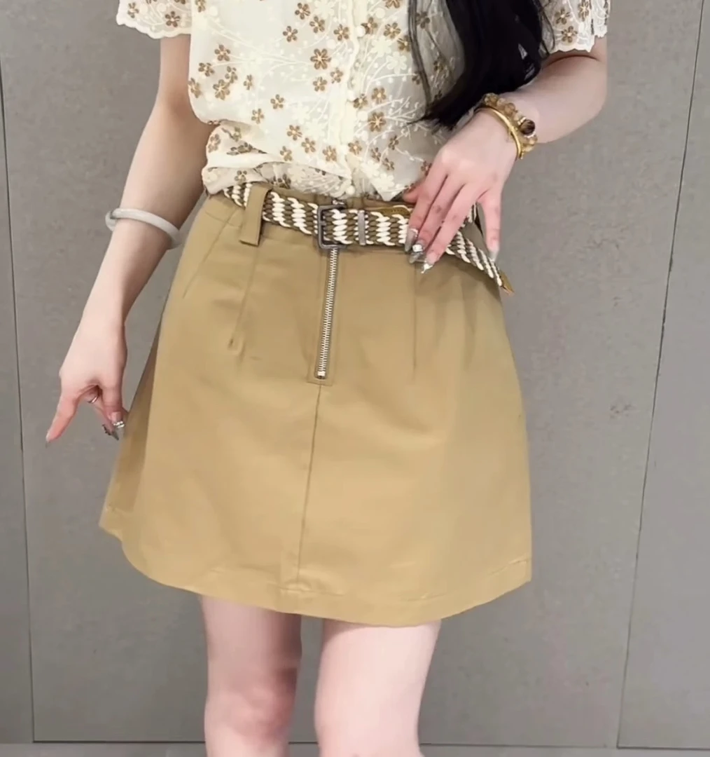 【JINJIN】2025夏季新款小众设计款短裙（6118）NO退NO换