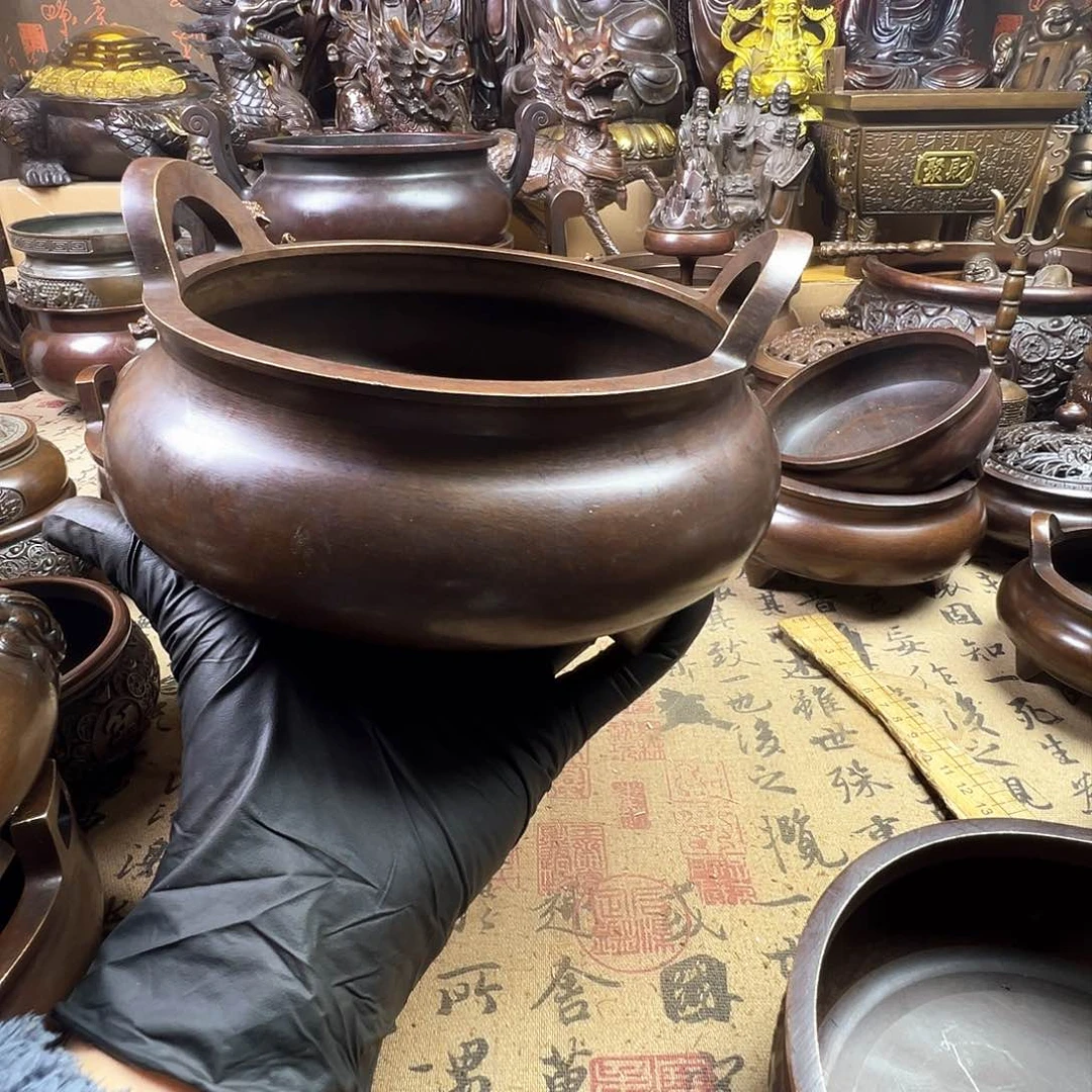 香炉 家用供香炉 风水摆件 聚宝盆 家居摆件