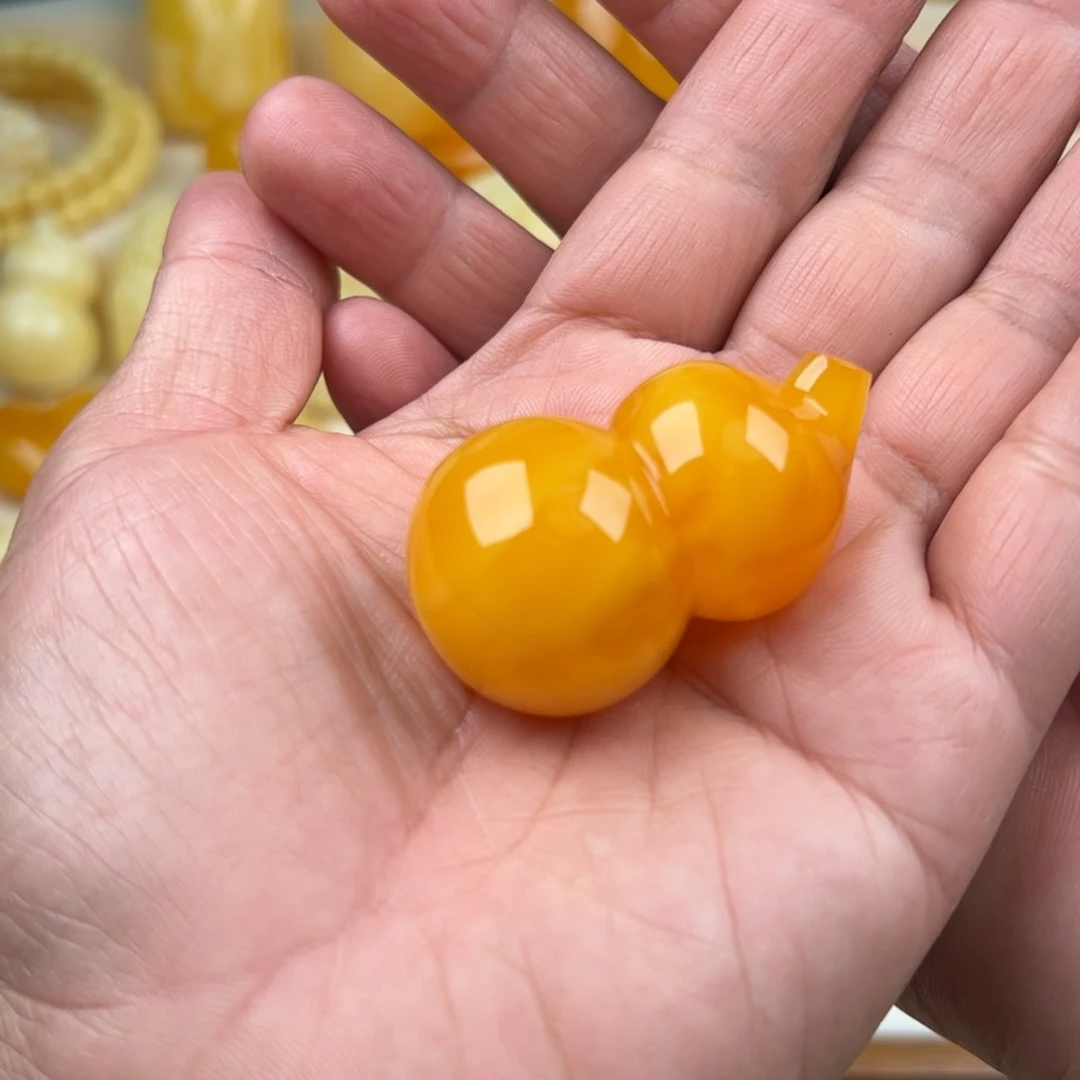 蜜蜡未镶嵌颈饰纯天然琥珀蜜蜡