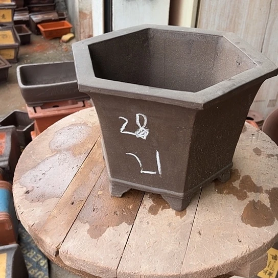 紫砂花盆透气花盆