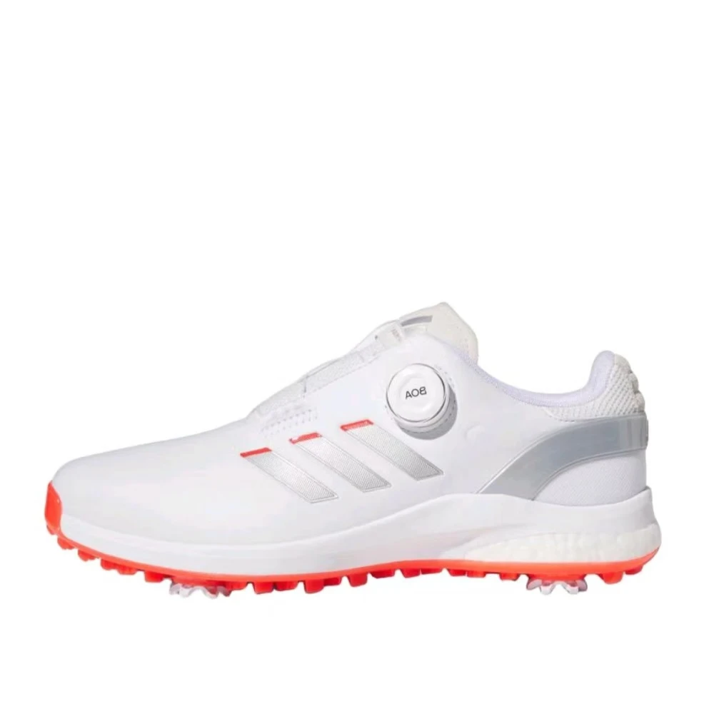 adidas/阿迪达斯EQT BOA Golf boost高尔夫球鞋男款白灰红 IF3049