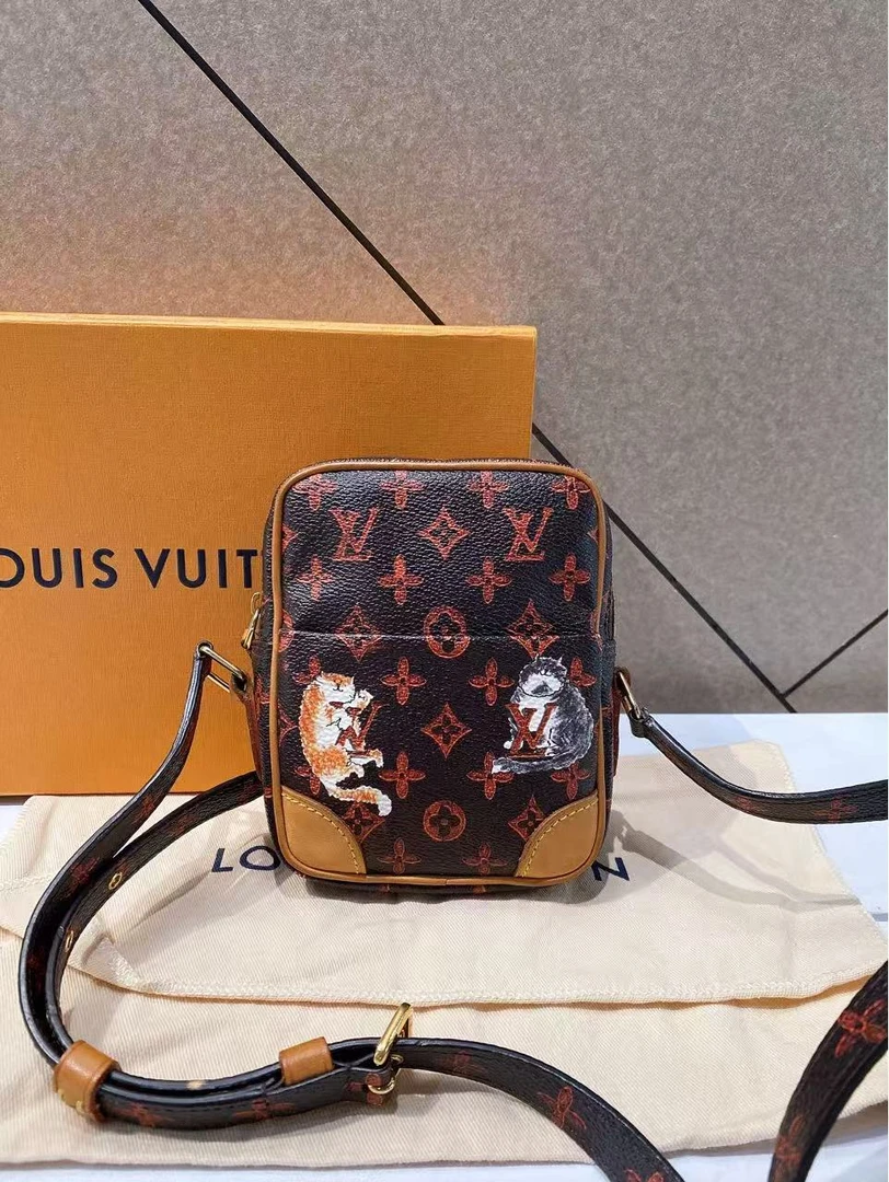 95新 LV 帝爵鹏哥直播专享LV/猫咪相机包