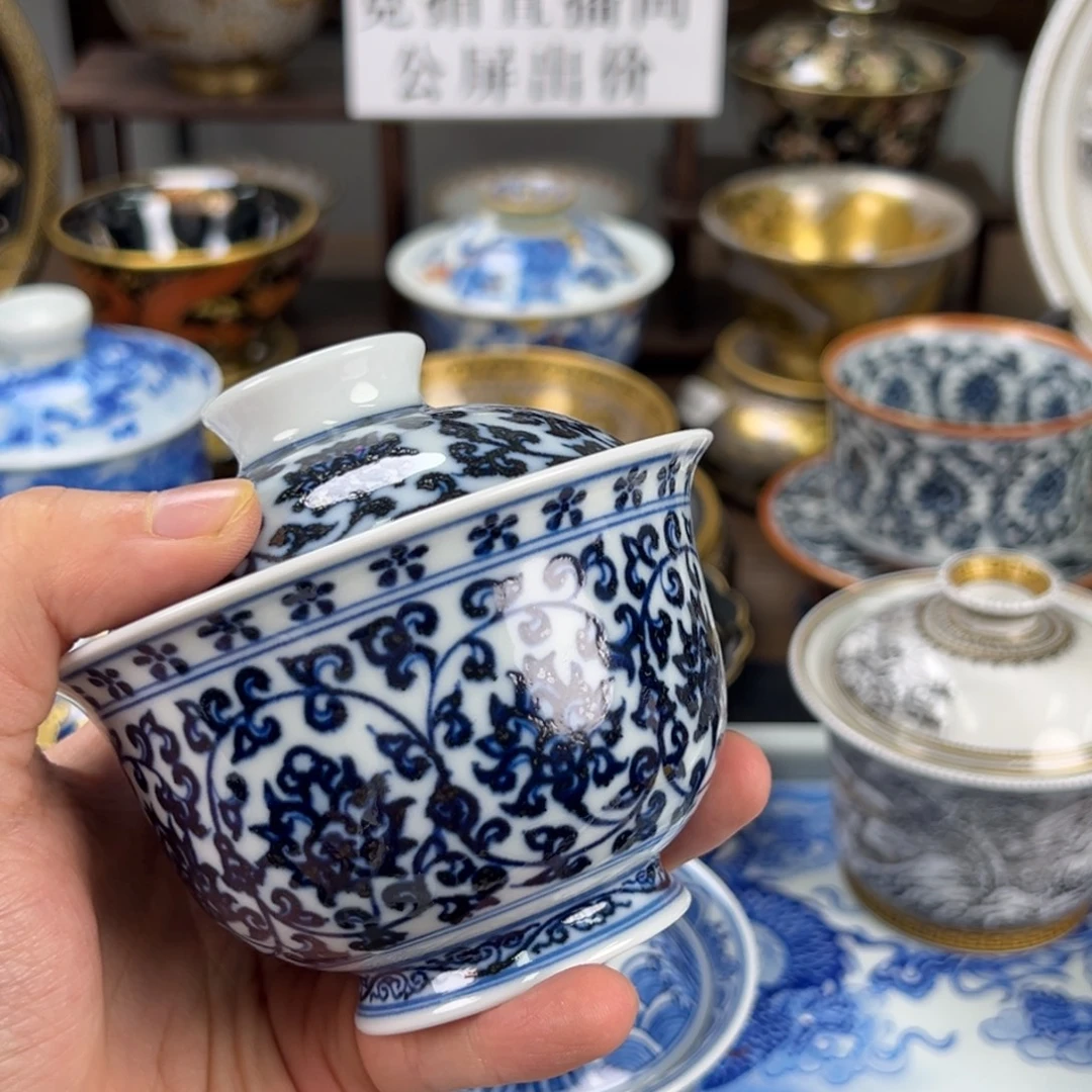 小***.瓷片景德镇手工手绘陶瓷