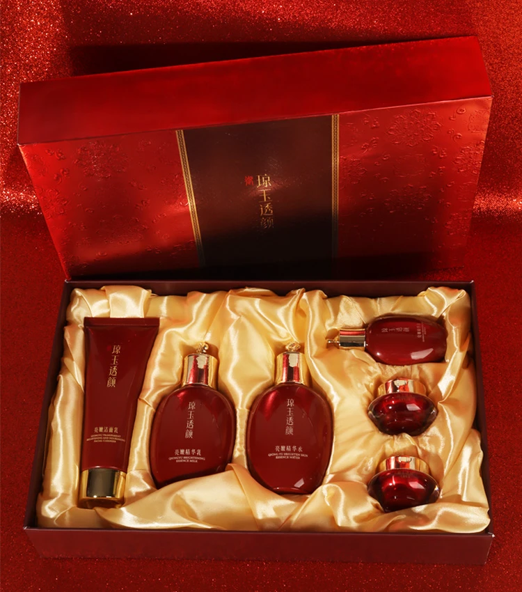 [愉心堂]琼玉透颜亮嫩尊享礼盒六件套