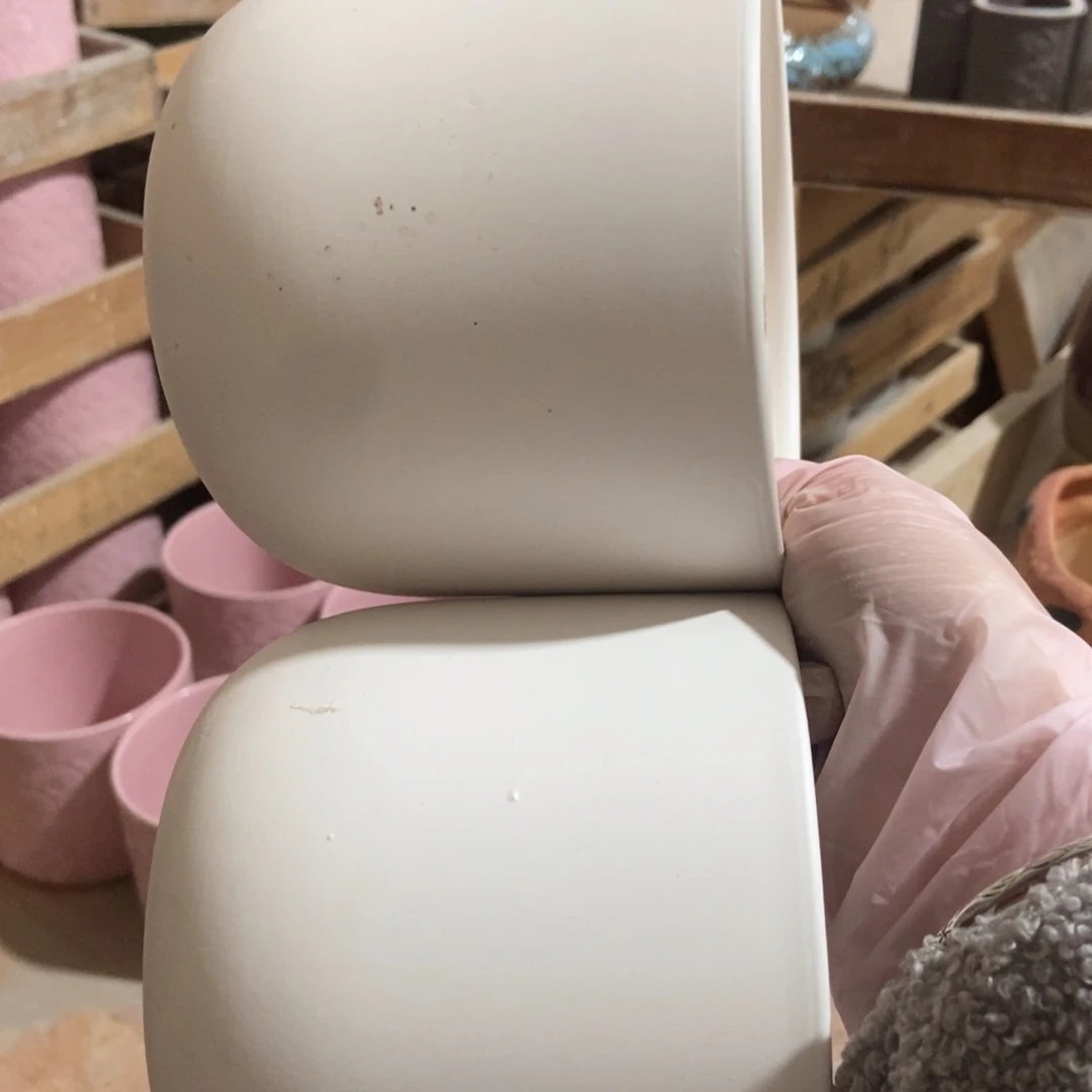 红陶高温陶瓷花盆