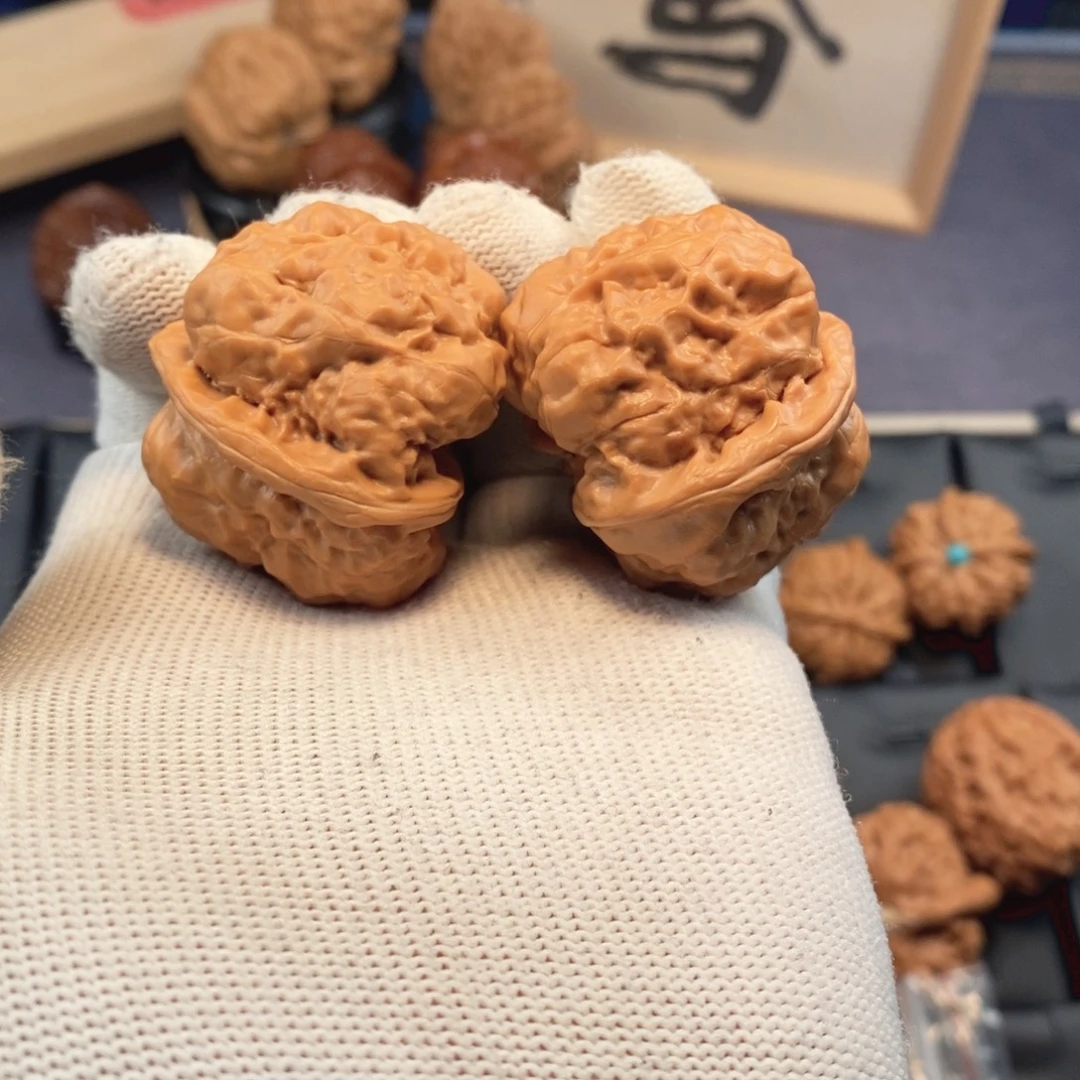 文玩核桃把件39尺怀柔蛤蟆头H393