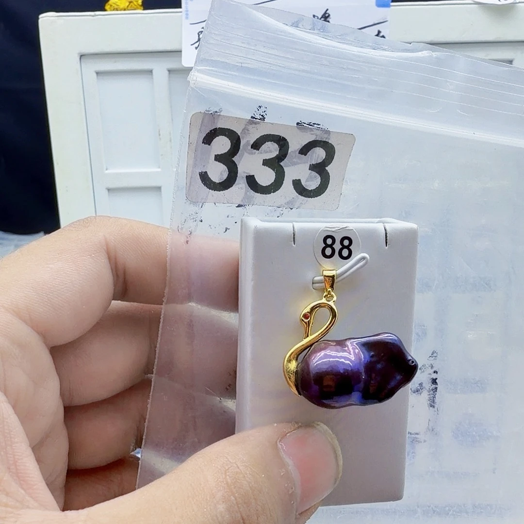 合金颈饰淡水珍珠