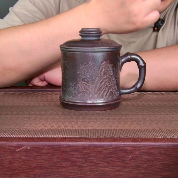 茶杯紫砂高货放漏