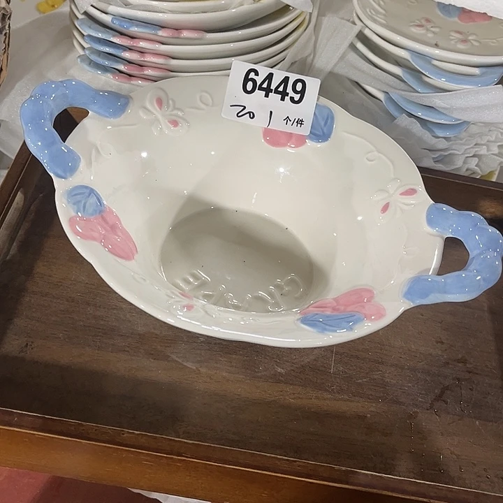 瓷微瑕外贸餐具6449