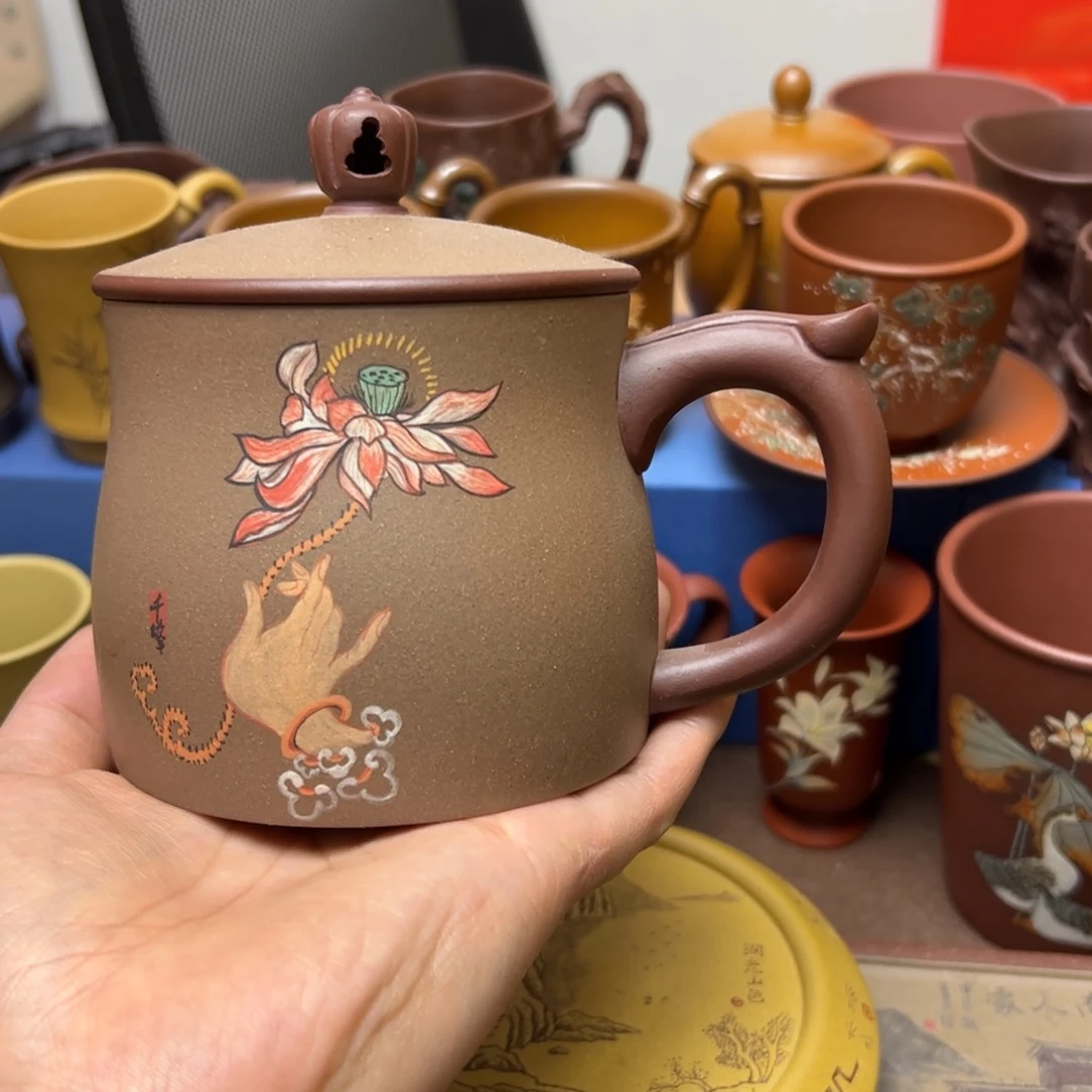 紫砂茶杯紫砂主人杯