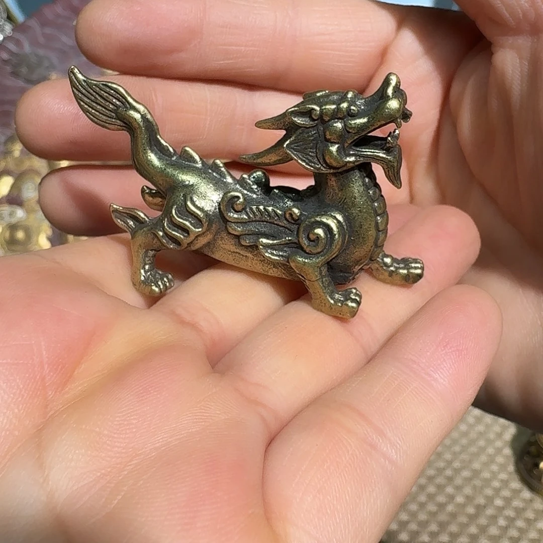 京门圜纯铜的龙形的摆件