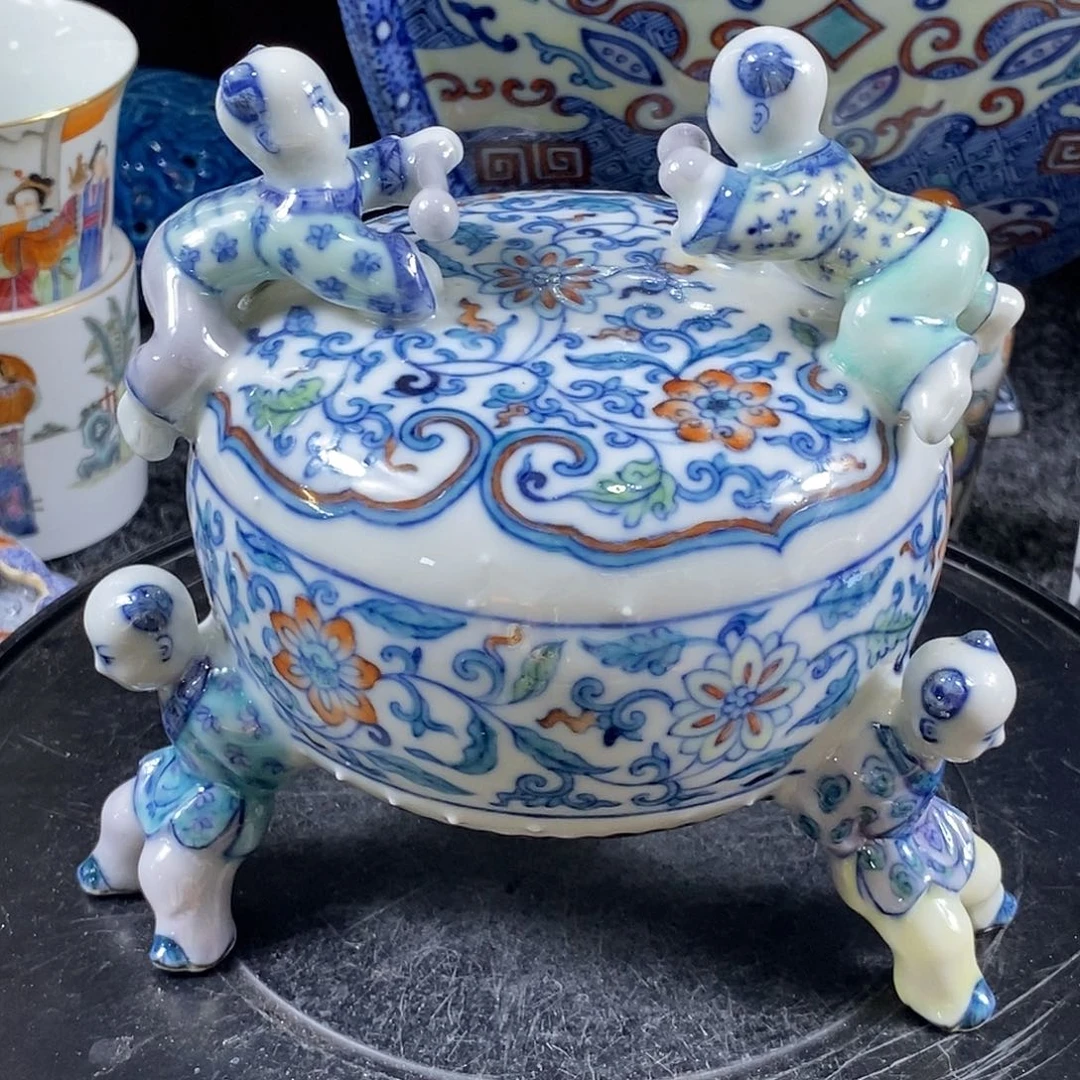 摆件手工手绘陶瓷摆件工艺品