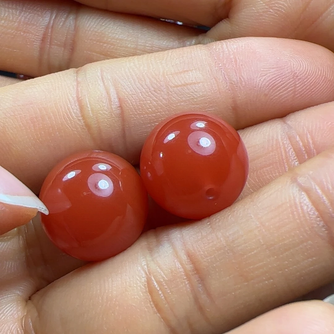 南红玛瑙珠子未镶嵌饼*?