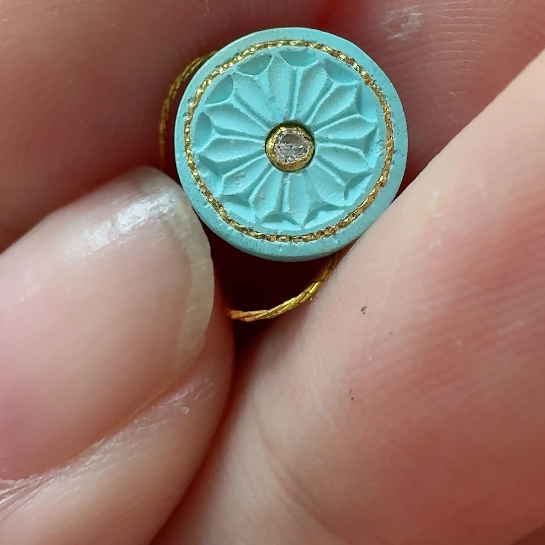 绿松石珠宝奇石未镶嵌