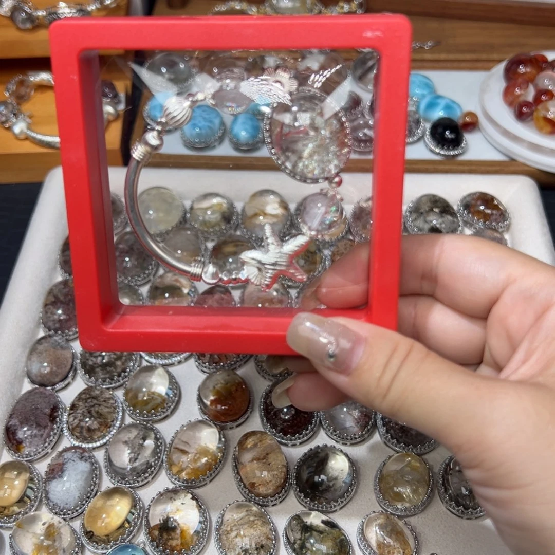 银S925镶嵌颈饰水晶