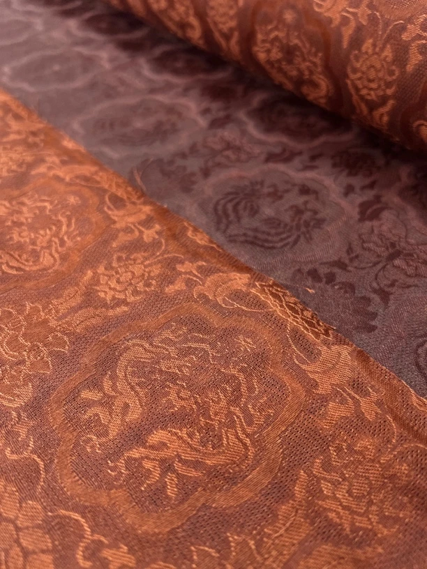 四经绞罗红云纱龙凤呈祥0.5米链接