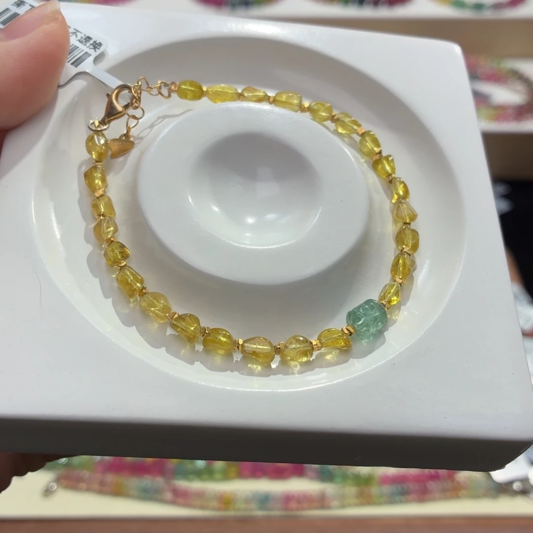 碧玺未镶嵌手串两天看货期