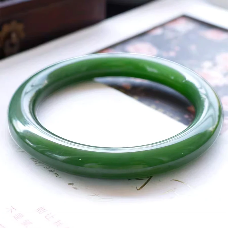 和田玉手镯圆镯【9302D】