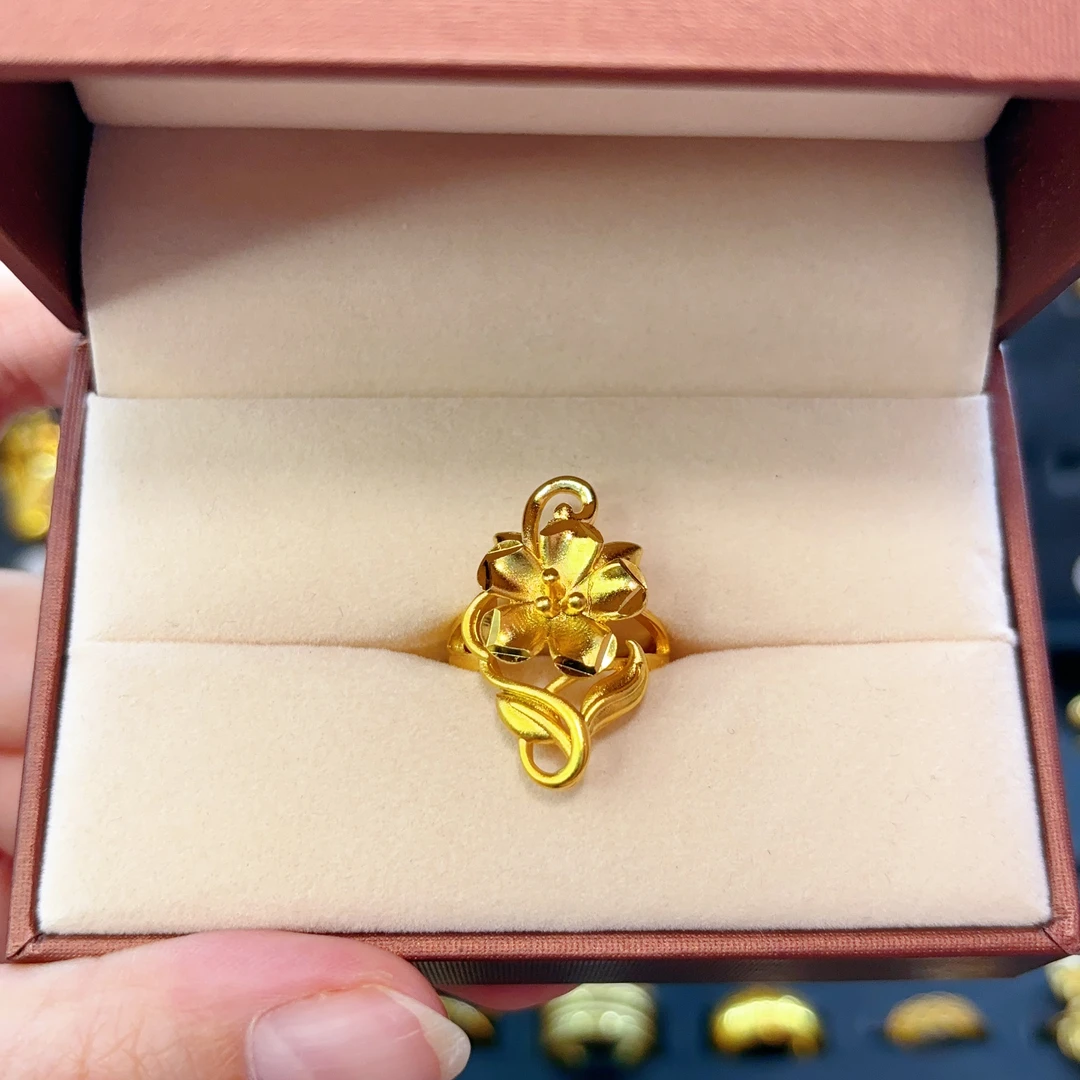 铜合金戒指 经典傲骨梅花戒指（045）