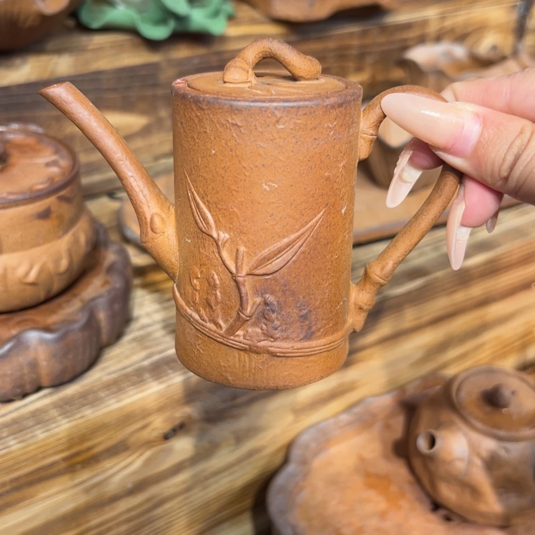 裸烧老岩泥原矿茶具