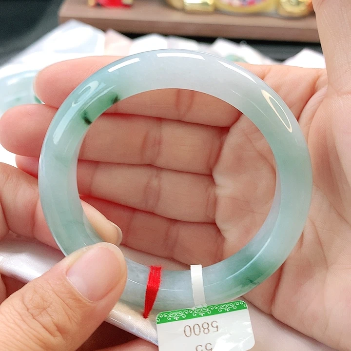 未镶嵌手镯翡翠55正