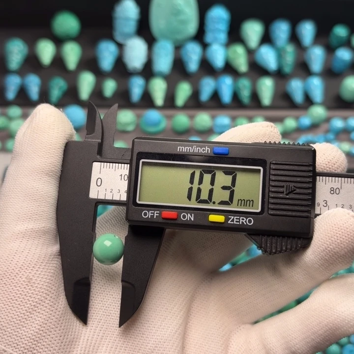 绿色系圆珠卡10尺寸