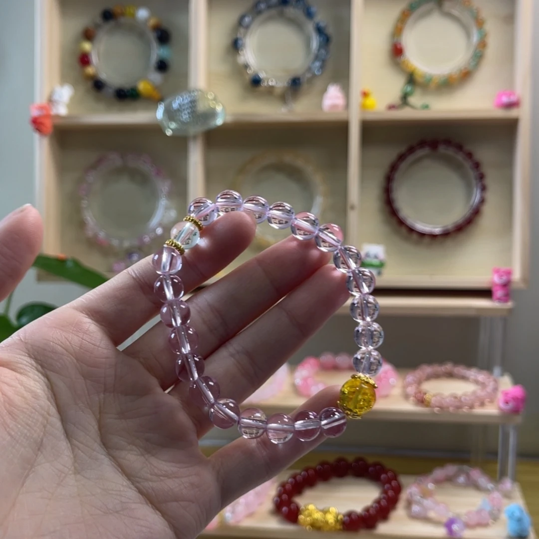 淡紫色手串直播专属福利价格