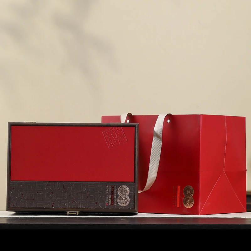 古树白茶老白茶正宗散茶茶叶高档红色礼盒装