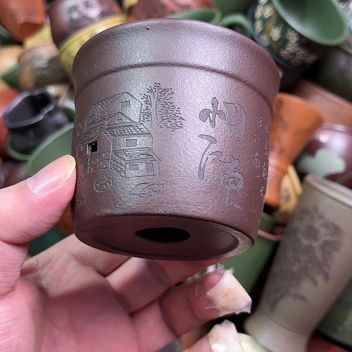 紫砂茶杯全手工紫砂主人杯