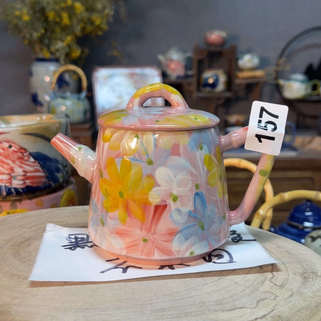 杯素浅陶瓷手工手绘