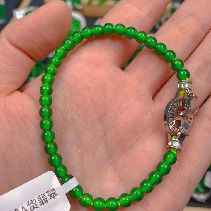 未镶嵌手链翡翠卡5