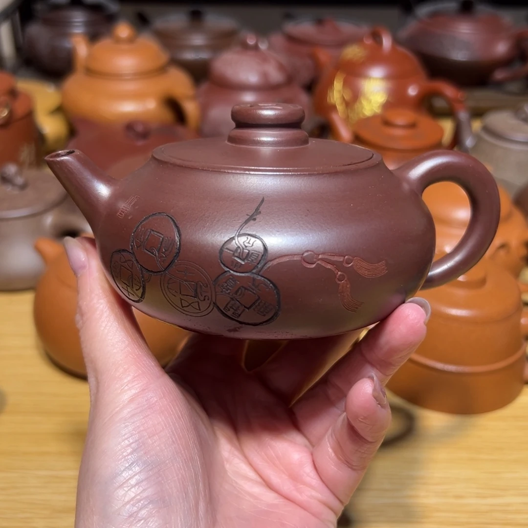 茶壶紫砂宜兴紫砂原矿紫砂200