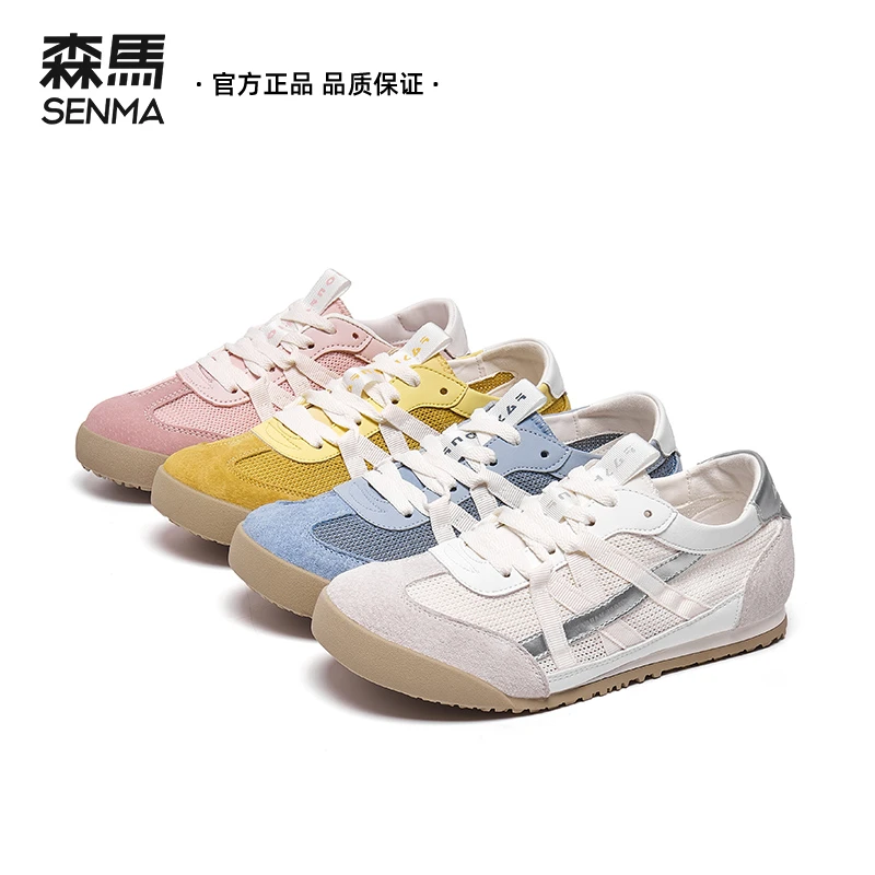 SENMA/森马女鞋夏季透气潮流时尚百搭低帮休闲平底百搭运动德迅鞋