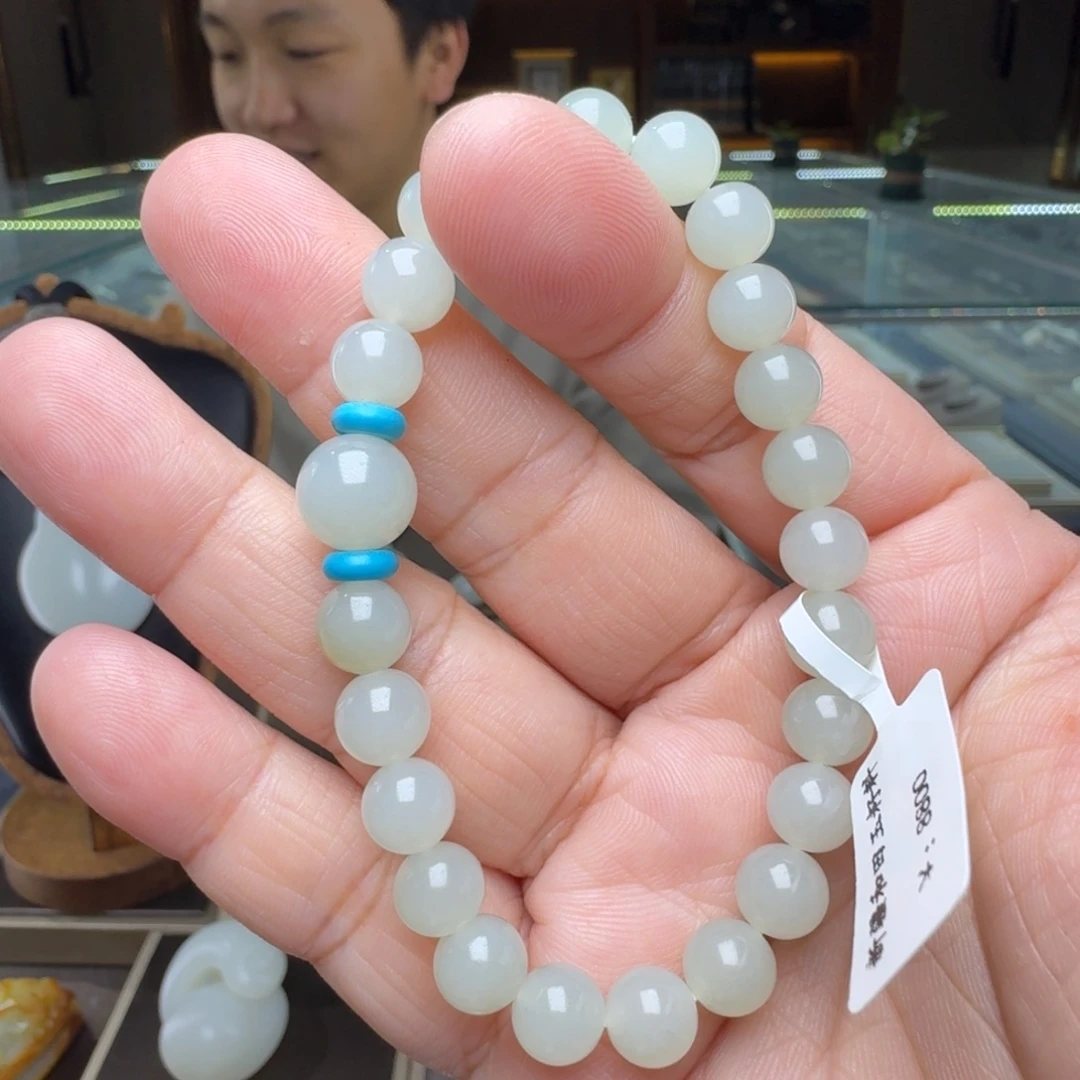 和田玉未镶嵌手串