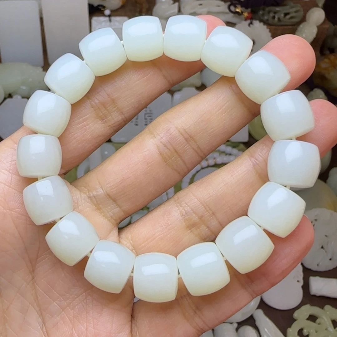 和田玉未镶嵌挂件卡13