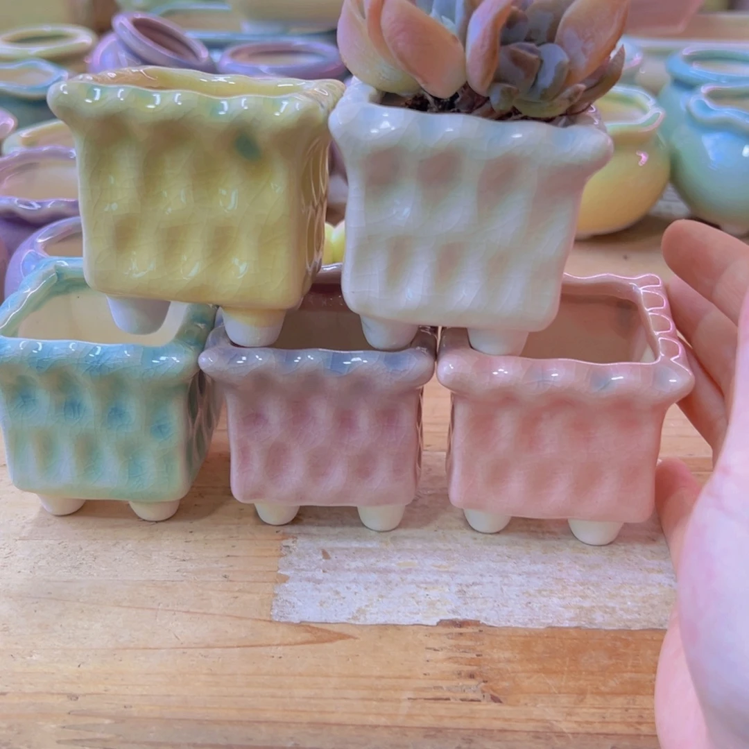 陶瓷花盆当场凑满12包邮