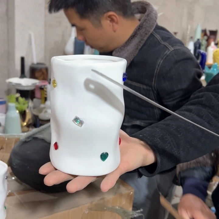 摆件高15口9公分微瑕捡漏