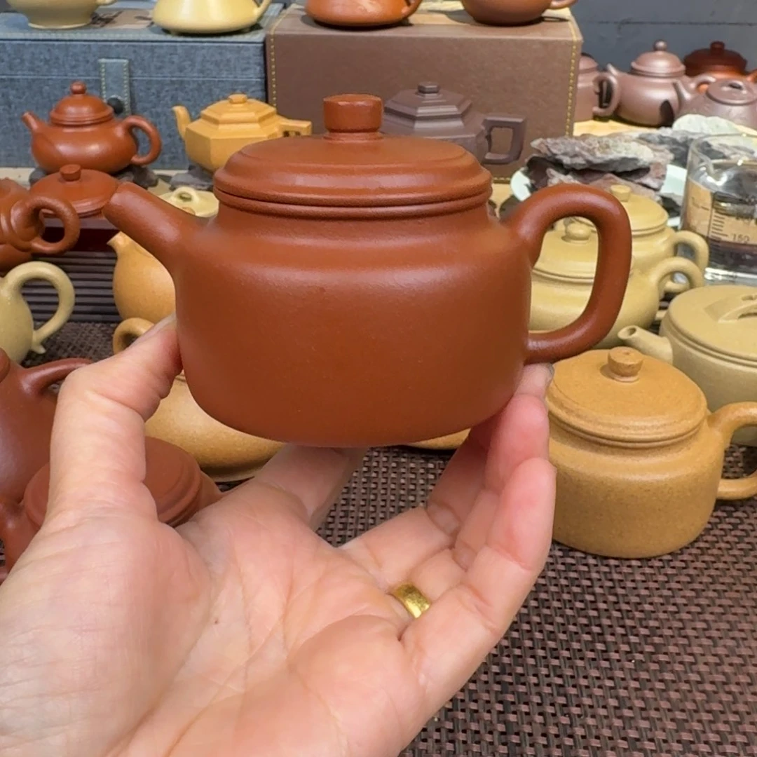 朱泥茶壶120毫升左右