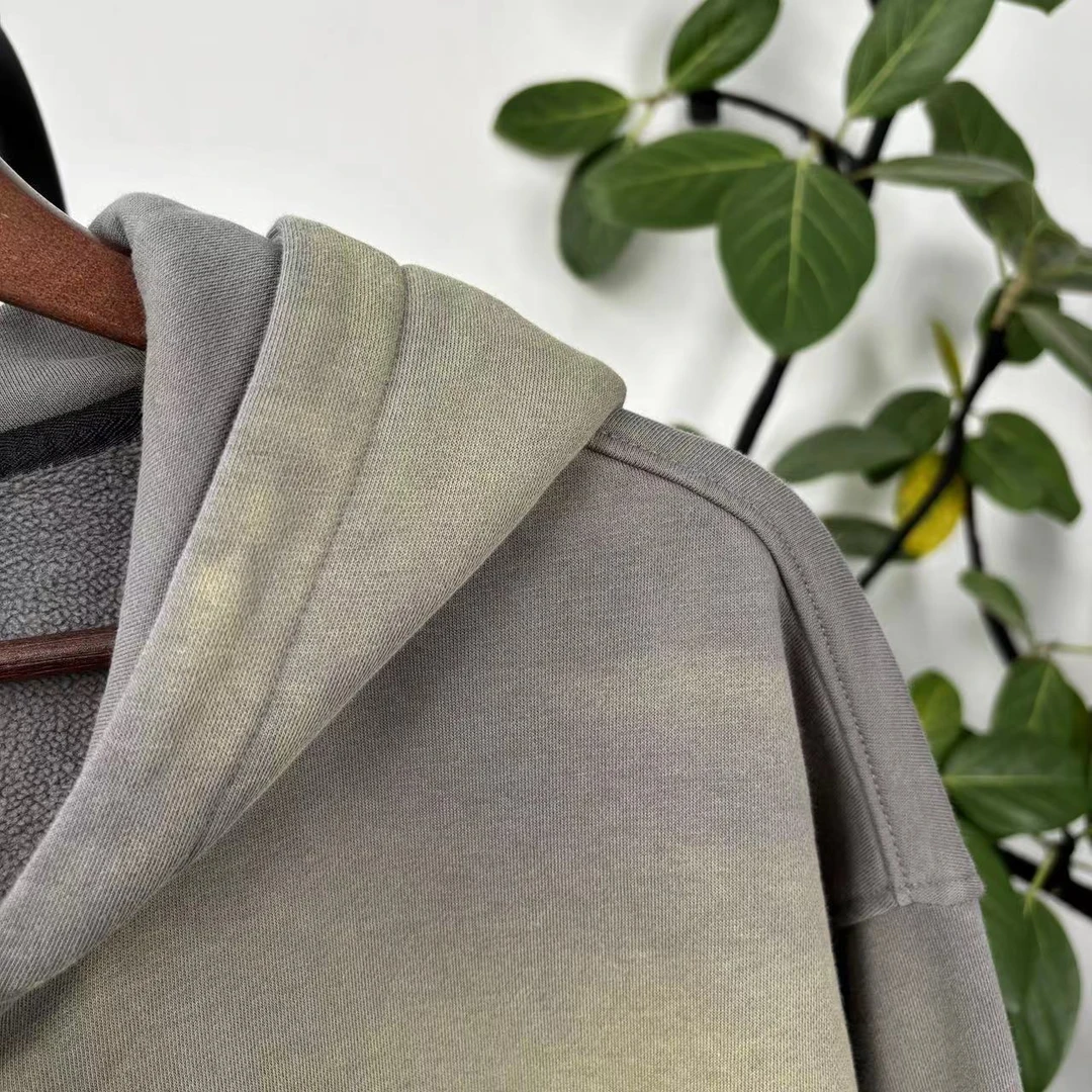 SY Q-14 潮牌情侣款印花休闲连帽长袖加绒开衫外套 33316