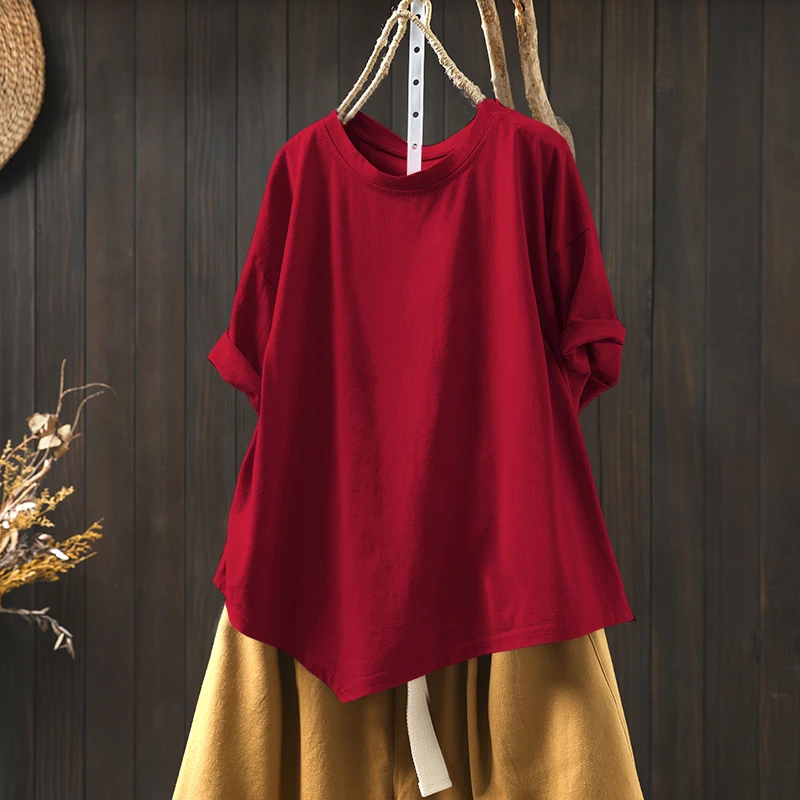 设计感大码百搭上衣宽松显瘦纯棉夏季短袖t恤气质百搭休闲体恤衫