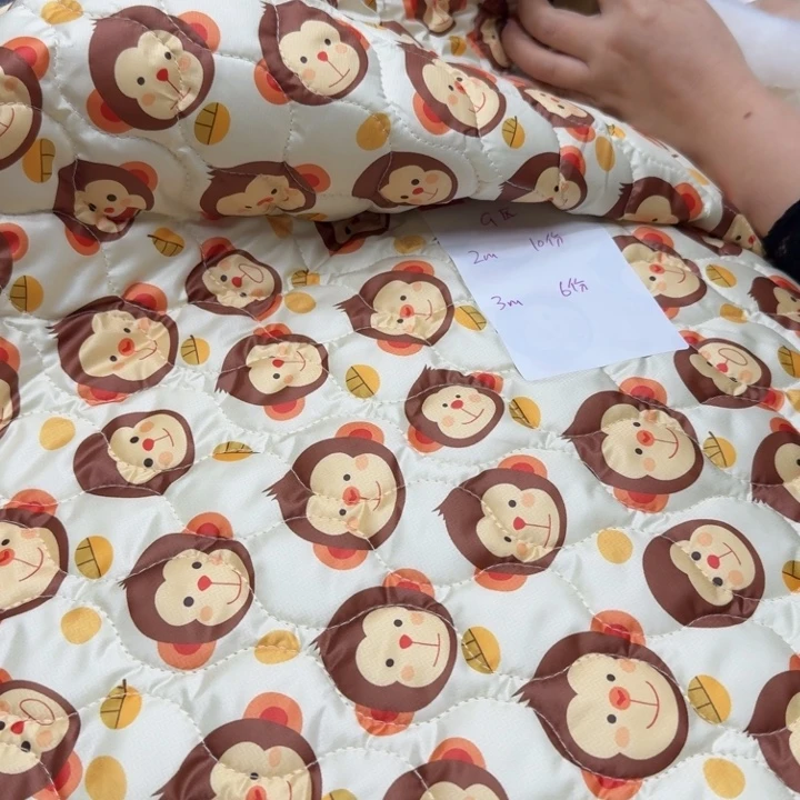 无纺布2米夹棉面料