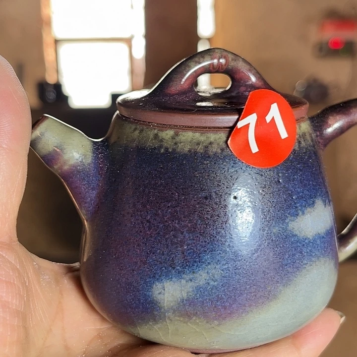 瓷片钧瓷手工艺品杯子