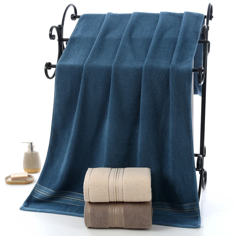纯棉浴巾全棉加大柔软成人家用洗澡吸水浴巾批发酒店美容院制定
