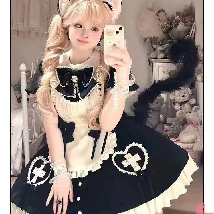 女装连衣裙辣妹夏季蛋糕公主裙少女显瘦生日连衣裙气质收腰甜美系