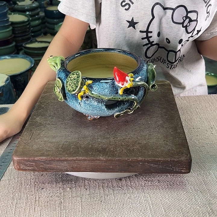 泳坤堂石湾盆陶瓷
