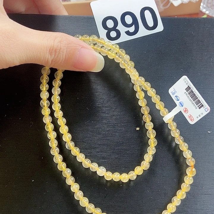 未镶嵌手链水晶卡5发晶三圈