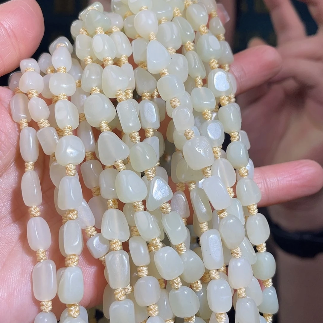 和田玉颈饰未镶嵌多样性发一件