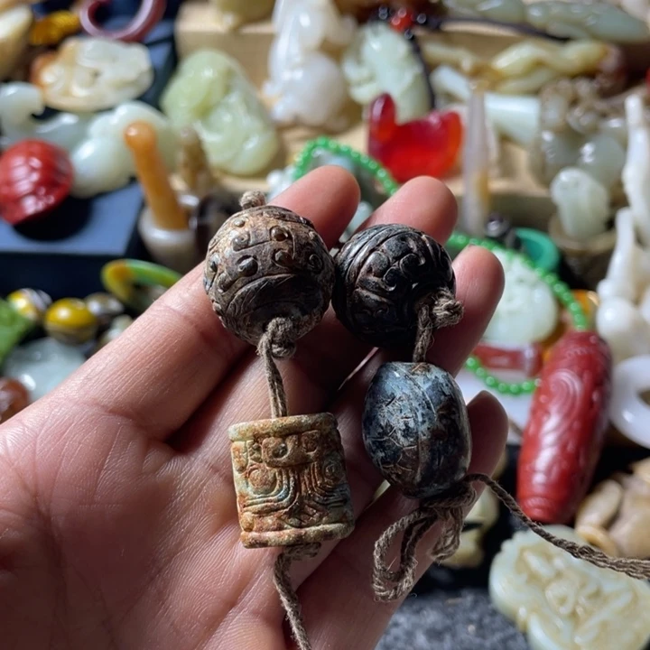 和田玉未镶嵌吊坠(不含链)